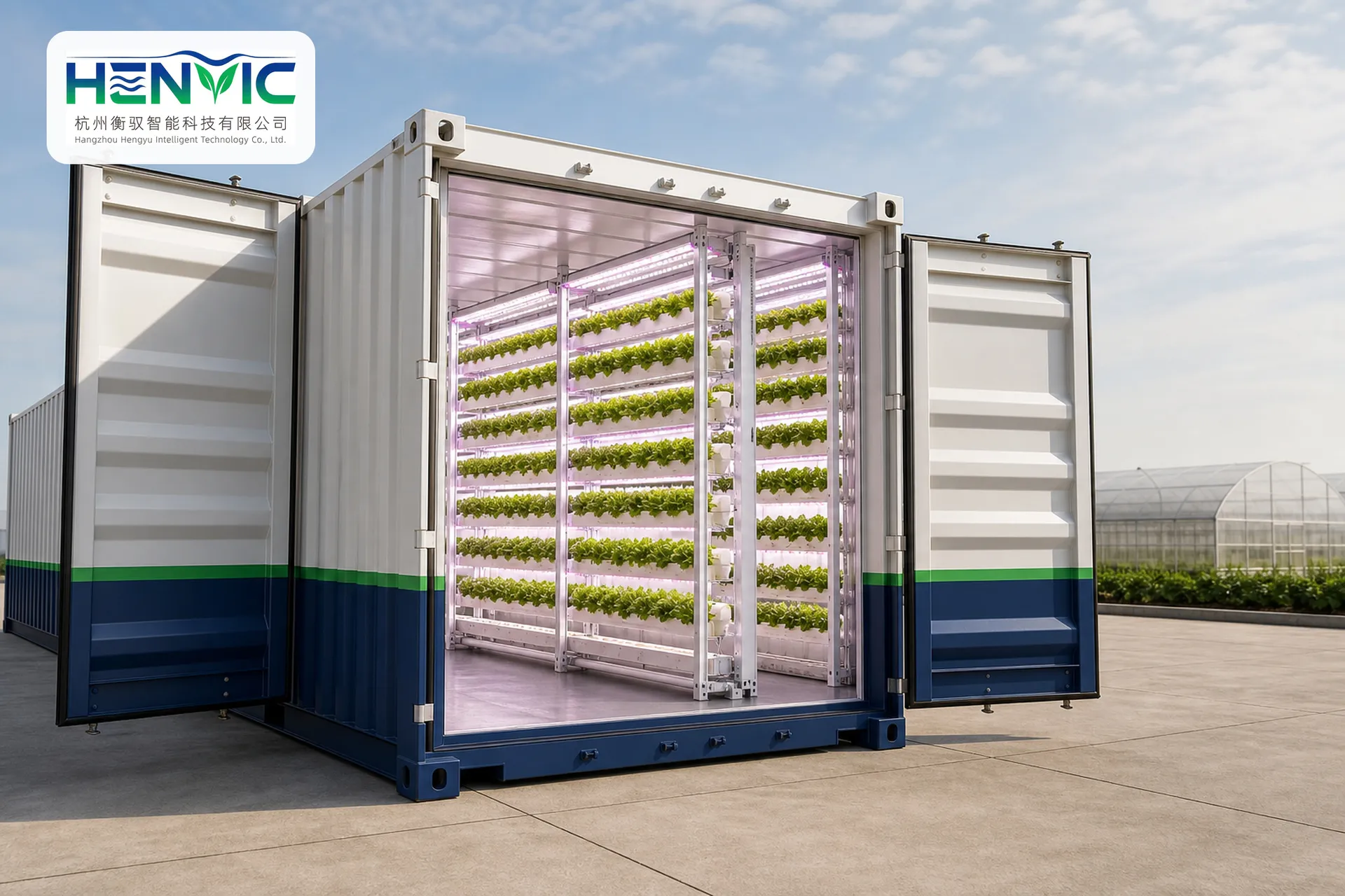 Universal Leafy Vegetable Hydroponic Container | Henvic